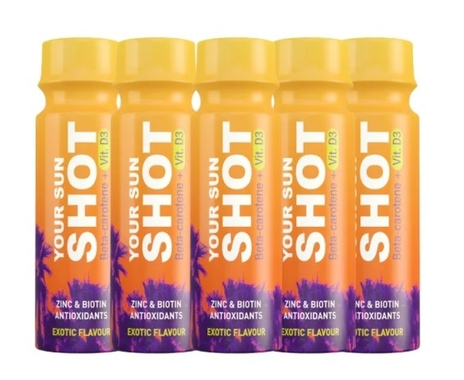 Sunshot+Vit. D įdegio aktyvatorius 80 ml. 5 vnt.