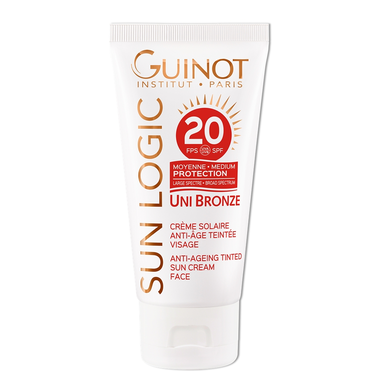 Guinot Priešraukšlinis kremas su spalva veidui SPF 20 / UNI Bronze SPF20 Tinted Face Cream 50 ml.
