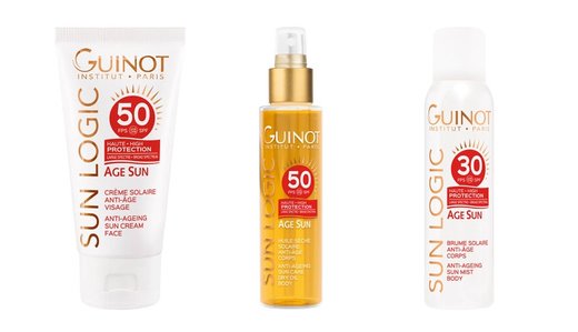  GUINOT Priešraukšlinis kremas nuo saulės veidui SPF30 / Age Sun SPF30 Anti-Age Face Cream 50 ml.
