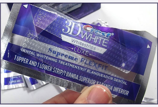 Crest dantų balinimo juostelės 3D White FlexFit (Supreme Bright) 21 vnt.