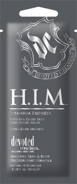 Soliariumo kremas H.I.M. Titanium Bronzer 15 ml