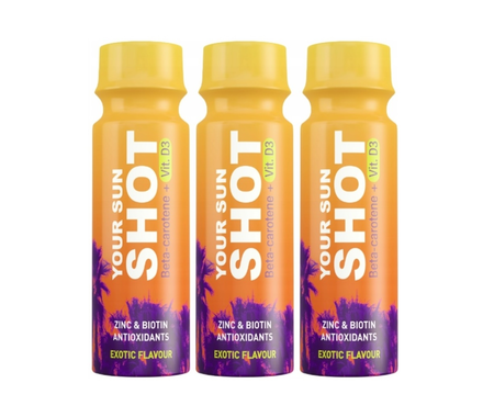 Sunshot+Vit. D įdegio aktyvatorius 80 ml. 3 vnt.