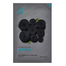 Holika holika Pure Essence Mask Sheet - Charcoal veido kaukė su medžio anglies milteliais