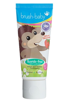 Children's fluoride-free strawberry-flavored toothpaste