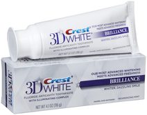  Crest dantų balinimo pasta 3D BRILLIANCE 116g. 1 vnt.