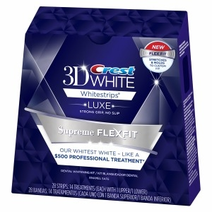 Crest dantų balinimo juostelės 3D White FlexFit (Supreme Bright) 21 vnt.