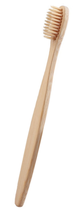 Bambukinis dantų šepetėlis su gelsvais šereliais (su dėžute)