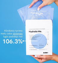 AIMX giliai drėkinanti veido kaukė su peptidais HYDRATE ME 25 ml