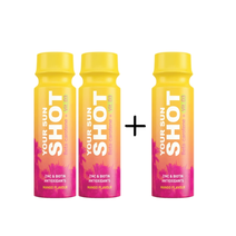 Sunshot + Vit. D įdegio aktyvatorius Mangų skonio  80 ml, 3 vnt.