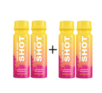 Sunshot + Vit. D įdegio aktyvatorius Mangų skonio  80 ml, 4 vnt.
