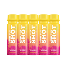 Sunshot + Vit. D įdegio aktyvatorius Mangų skonio 80 ml, 5 vnt.