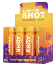 Sunshot + Vit. D įdegio aktyvatorius Exotic skonio 80 ml, 12 vnt.