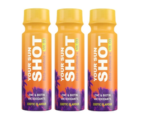 Sunshot + Vit. D įdegio aktyvatorius Exotic skonio 80 ml, 3 vnt. 