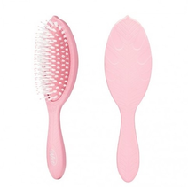 WETBRUSH GO GREEN™ TREATMENT & SHINE HAIR BRUSH WITH SYNTHETIC BRISTLES AND NATURAL OILS, PINK