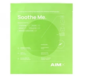 AIMX Greito poveikio raminanti lakštinė veido kaukė su peptidais „Soothe Me“