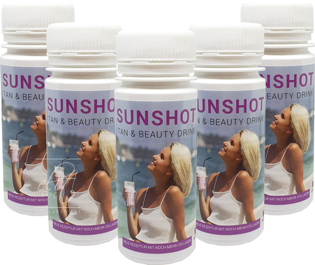 Sunshot+Collagen įdegio aktyvatorius 60 ml. 5 vnt.