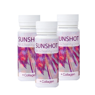 Sunshot+Collagen įdegio aktyvatorius 60 ml. 3 vnt.